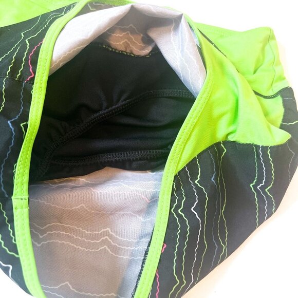 Nike Dri Fit Crew Running Short Black and Green Size Medium - Picture 6 of 12